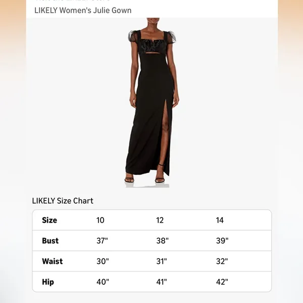 Likely Julie Gown Black - Image 9