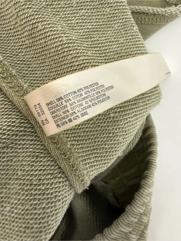 Anthropologie X Daily Practice The Seamed Wide Leg Pants Lounge Olive Green - Image 11