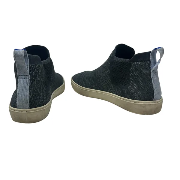 Rothy's The‎ Chelsea Knitted Ankle Sneaker Boots Graphite Melange Gray Size 9 - Image 9