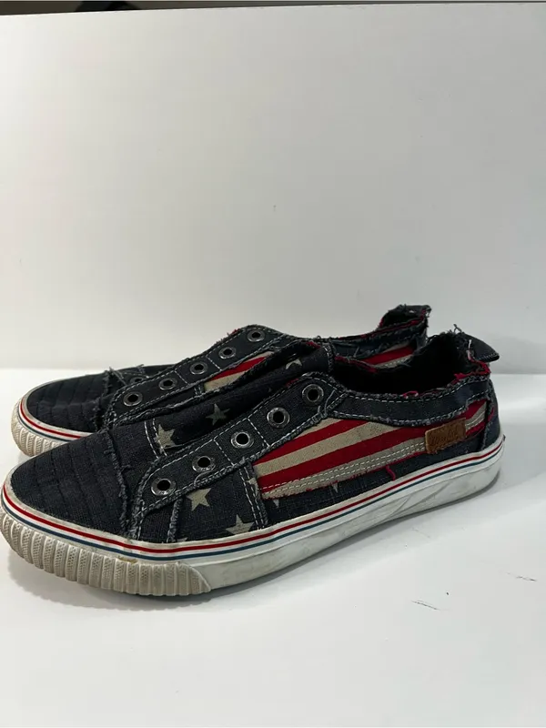 Blowfish Malibu Bettie American Flag Patriotic Slip On Sneakers - Image 3