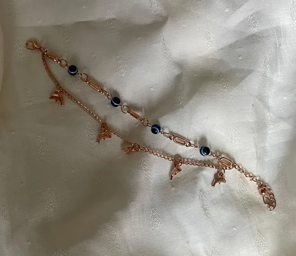 Rose Gold Chain Bracelet - Image 5