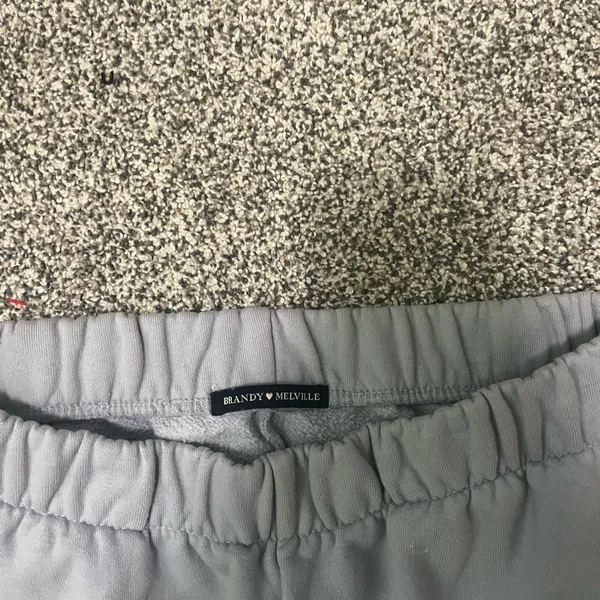 Brandy Melville Light blue/grey Joggers - Image 2