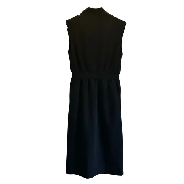 Entro black sleeveless dress small business casual career zip closure - Image 3