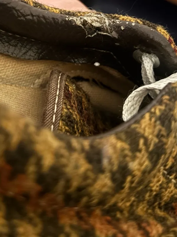 Limited Edition Vans ERA Low Top Harris Tweed Houndstooth Sneakers - Image 6