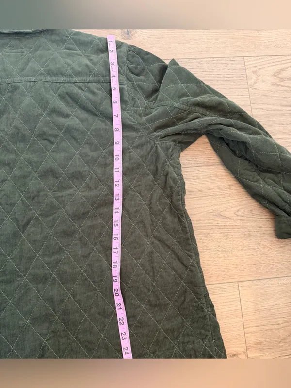J Jill Corduroy Quilted Jacket Size Large - Image 7