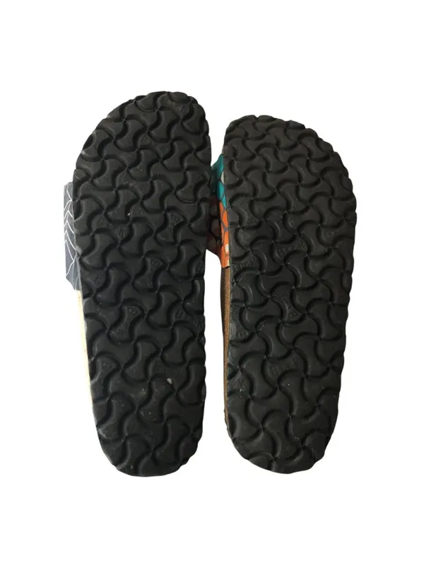 Birkenstock Madrid Slide Sandals Colorful Sonar Geometric Pattern 40 Womens 9 - Image 6
