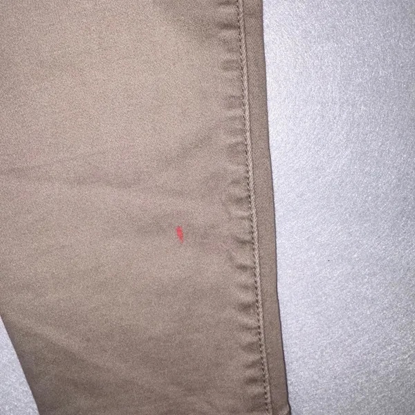 Ashley Mason Womens Tan Khaki Cargo Utility Pants size 13/31 - Image 3