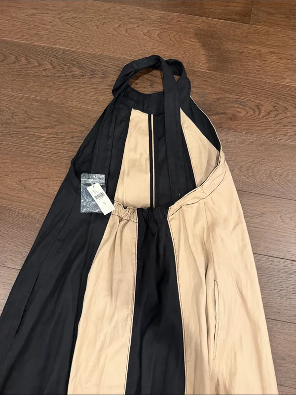 Maeve Linen Halter Swing Maxi Dress Size Medium NWT - C11-730 - Image 11
