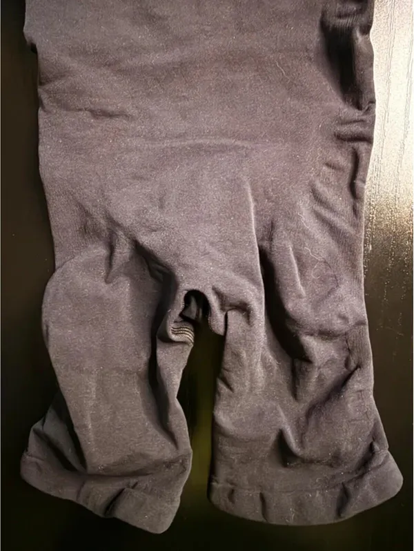 SKIMS Seamless Sculpt Mid-Thigh Bodysuit Onyx XS NEW - Image 3