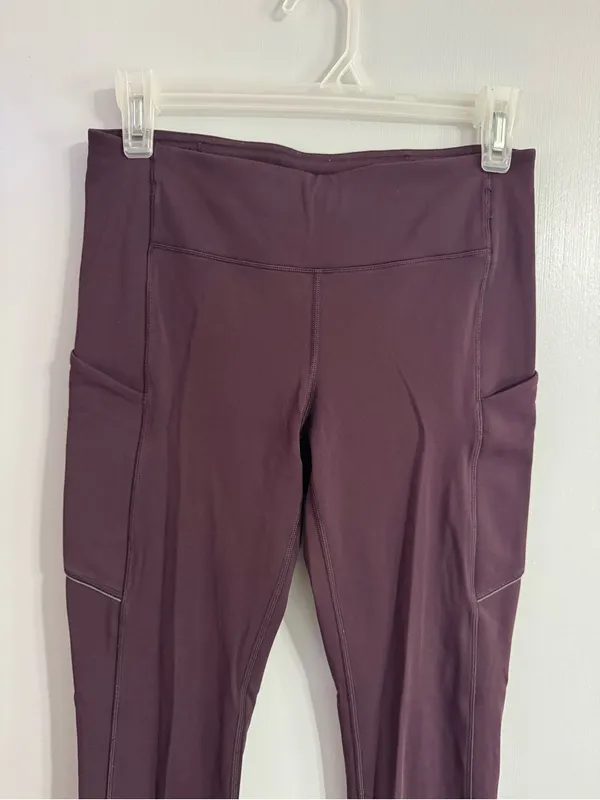 lululemon athletica Side-Pocket Leggings in Plum Purple Size 6 - Image 12