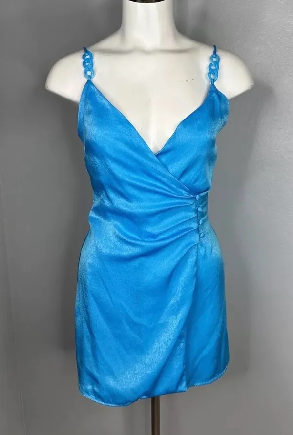 ZARA Aqua Blue dress - Image 2