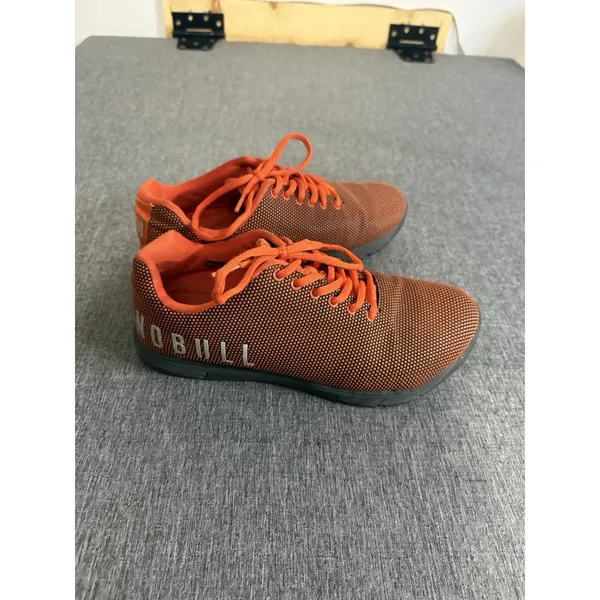 Nobull Superfabric Outwork CrossFit Trainers Women's Sz 9.5 Orange/black - Image 4