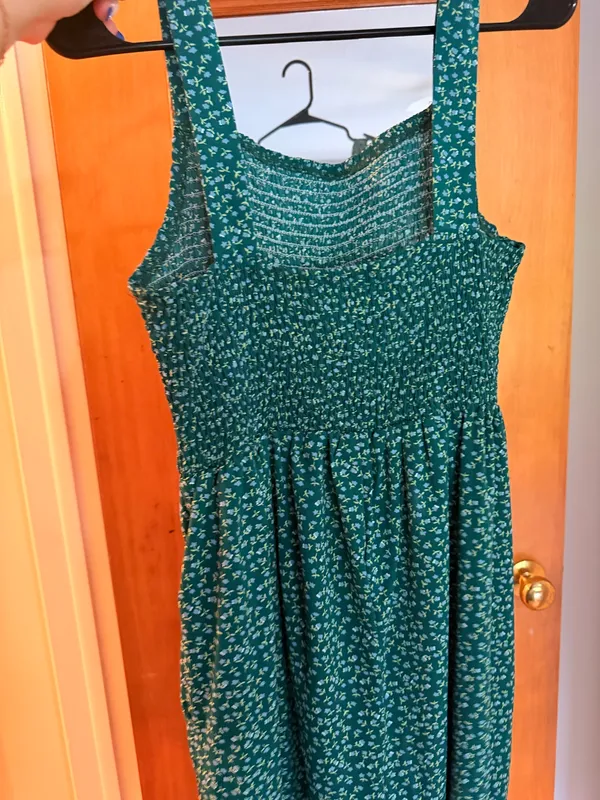 Green Floral Jumpsuit Size XL - Image 2