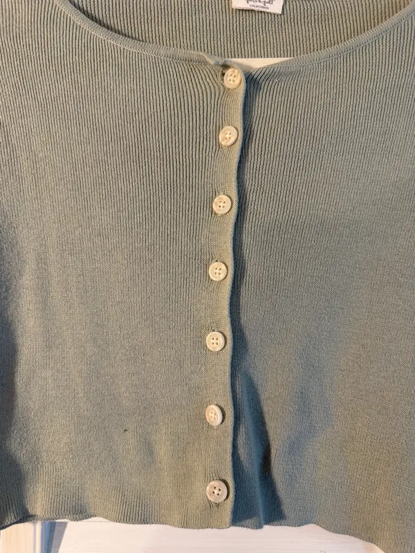 John Galt Green Sweater Top - Image 2