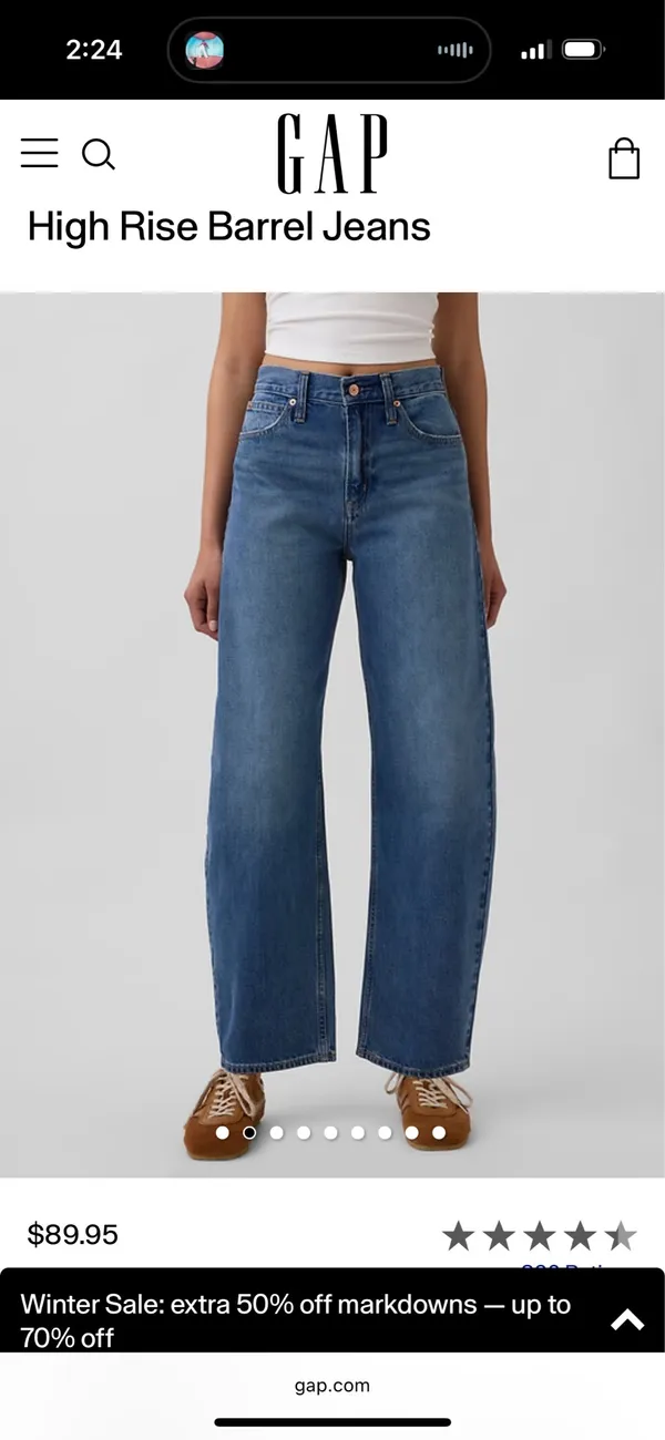 Gap Barrel Jeans  - Image 2
