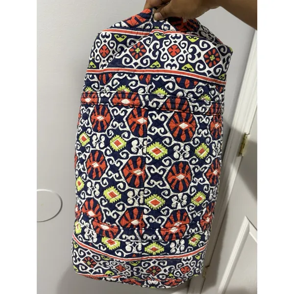 Vera‎ Bradley Womens Sun Valley Pattern Travel Duffel Bag Multicolor READ - Image 7