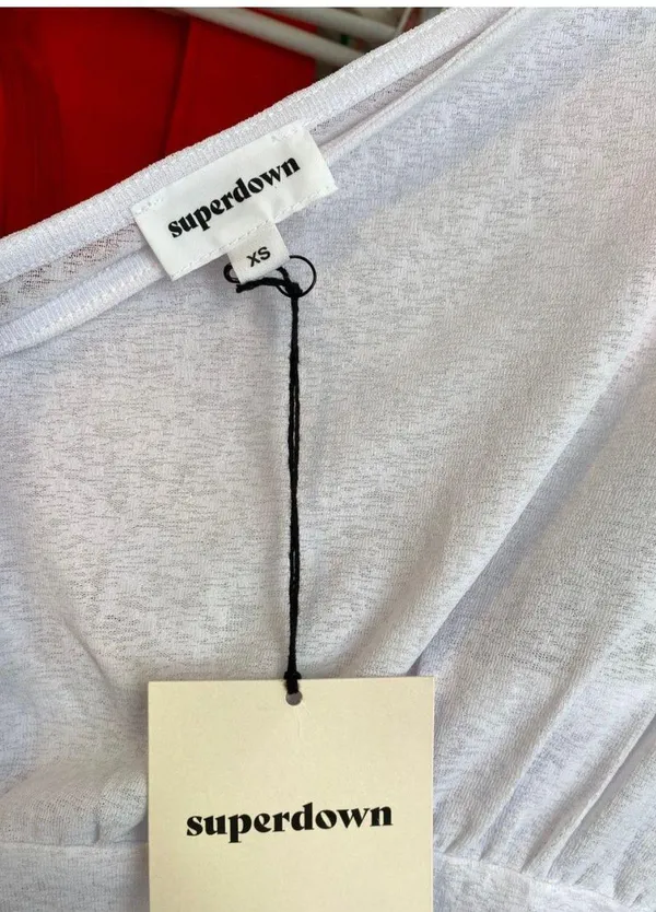 superdown Revolve Mini White Dress - Image 5