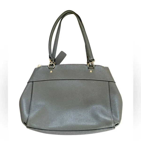 Coach Brooke Carryall Bag F25397 Tote Bag Leather Womens Gray - Image 3