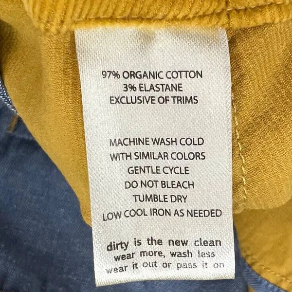 Toad & Co Mini Skirt Womens 2 Golden Cruiser‎ Corduroy Button Front Retro Preppy - Image 10