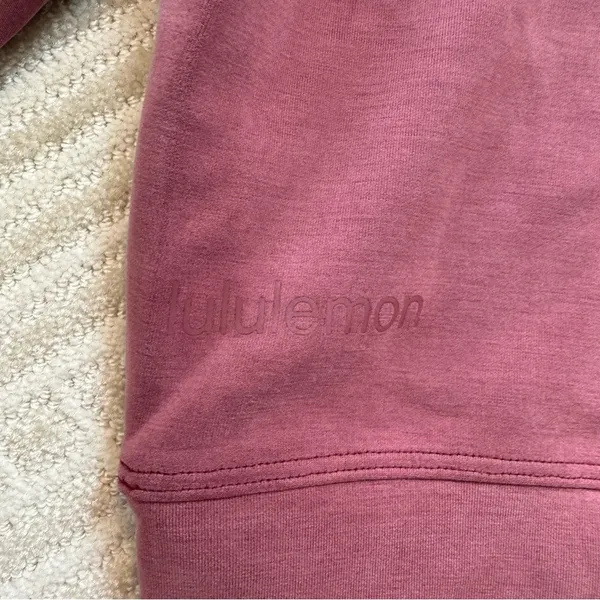 NWT Lululemon Perfectly Oversized Cropped Crew Softstreme Mulled Wine - Image 8