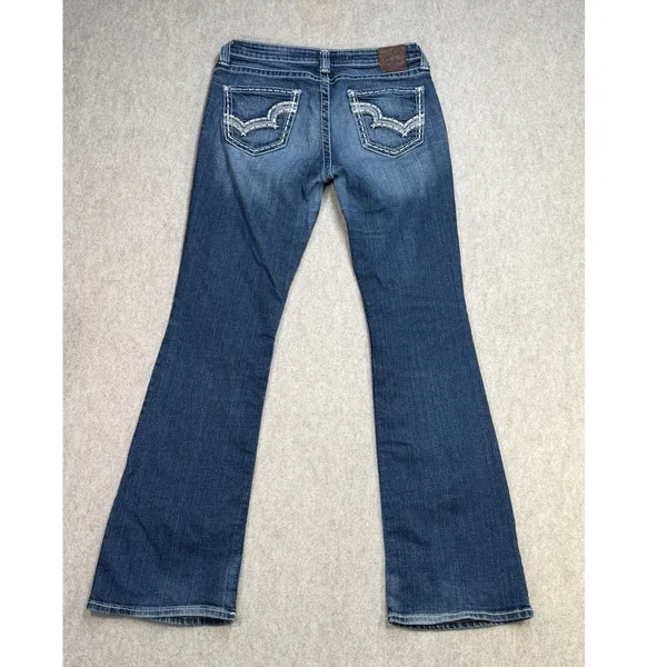 Big Star Jeans Womens 28R Hazel Curvy Fit Blue Y2K Western Indie Sleaze Low Rise - Image 2