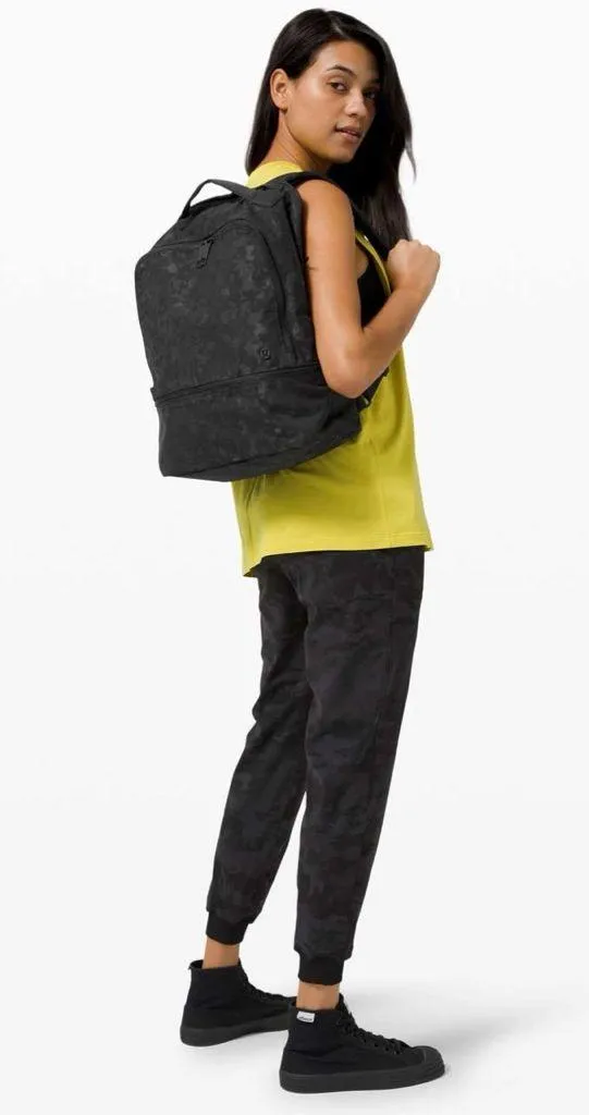 Lululemon City Adventurer Backpack 17L In Fragment Camo Jacquard Black Deep Coal - Image 2