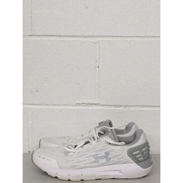 Womens Sz 10.5 Under Armour Charged Rogue Lace-Up White Trainers 3021247_106 - Image 4