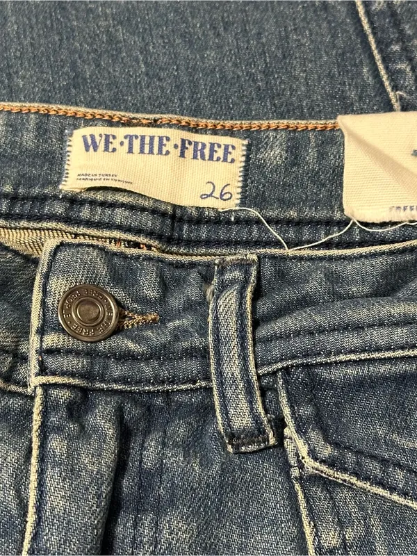 Free People We The Free NWT Women’s Size 26 Love Stone Mid Rise Bootcut Jeans - Image 9