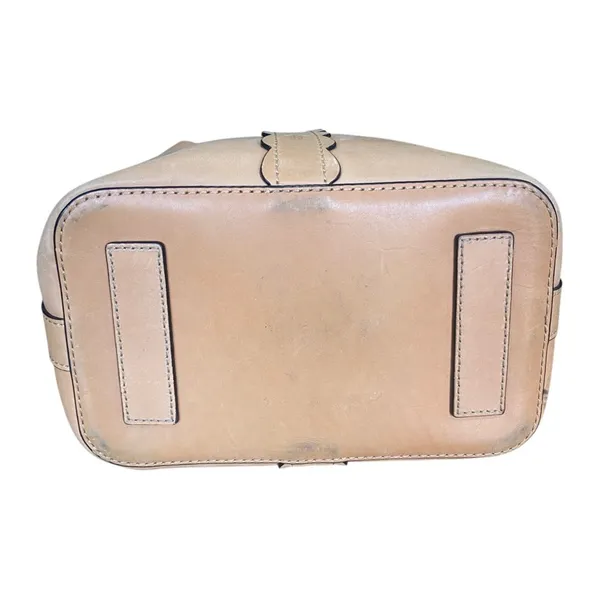 FRYE Ilana Harness Bucket Bag Perforated Leather Western Hobo Tan Women's Purse - Image 7