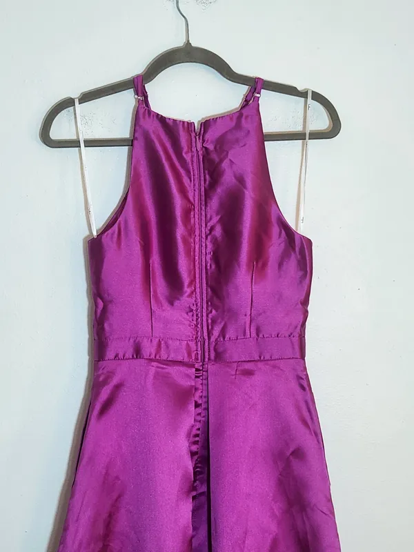 Lulus Magenta High Low Formal Dress Size XS NWT Wedding Guest Dress - Image 7