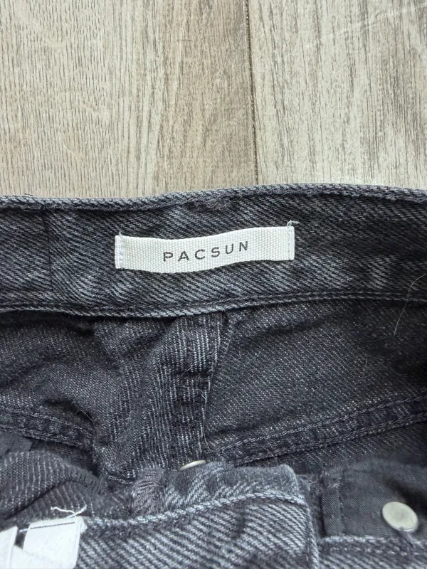 Pacsun Dad Jeans Black Distressed - Image 3