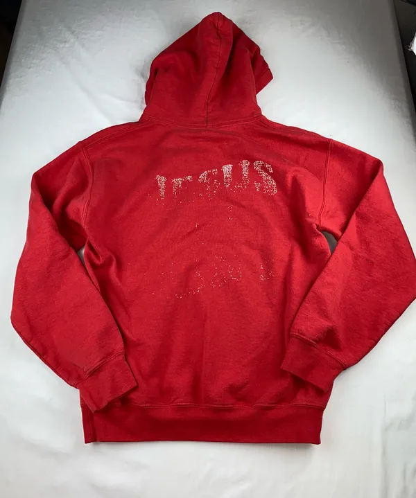 Faith hoodie Red - Image 4