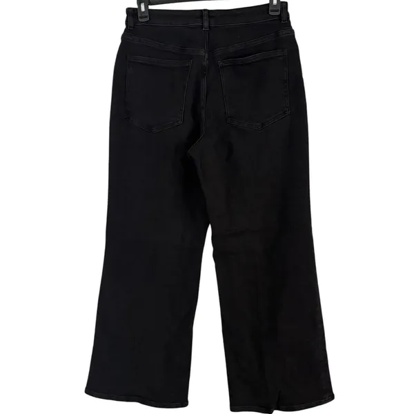 NWT Madewell The Curvy Wide Leg Jeans Women’s Size 31 Black Frost Super Stretch - Image 5