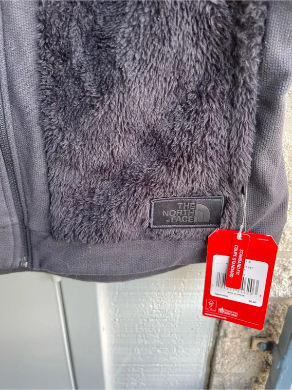 The North Face Women’s Jacket Furry Fleece Vest Full Zip Soft Black XLarge - Image 4