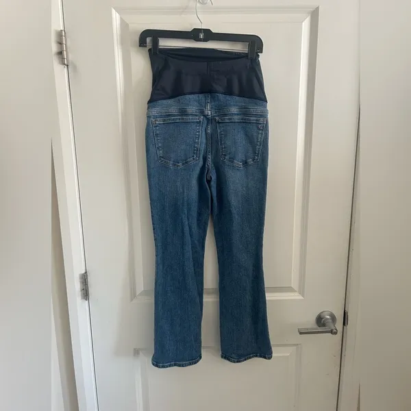 Madewell Kick Out Crop Maternity Jeans - Image 7
