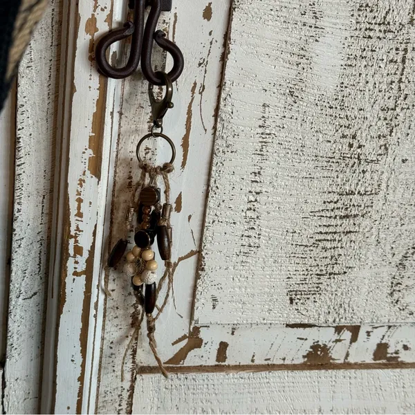 Handmade Bohemian Beaded Key Holder - Image 2