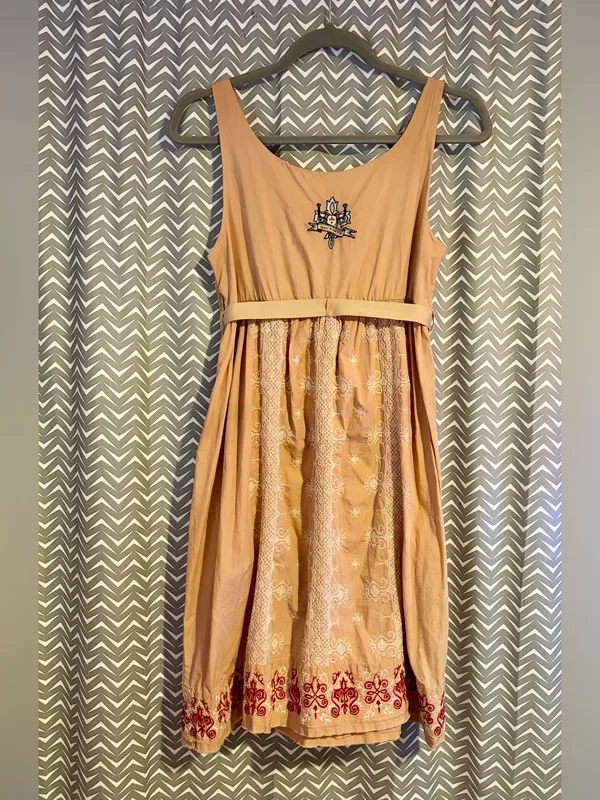 Odd Molly | Sleeveless Embroidered Boho Dress, size 1 (Small) - Image 4