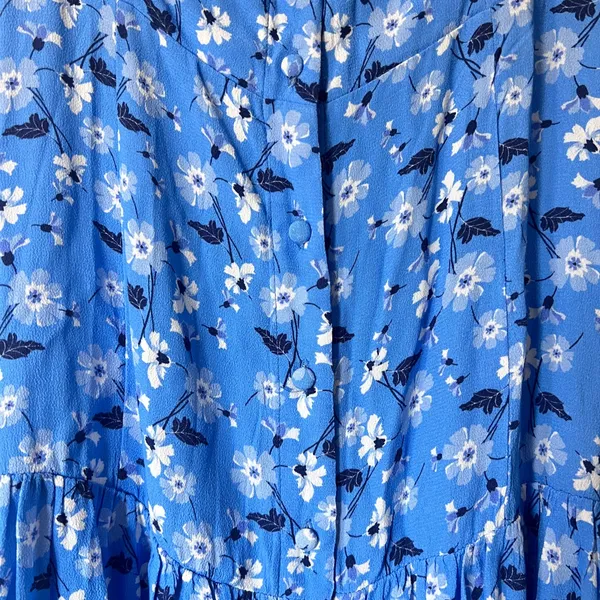 Yumi‎ Kim Ray of Light Blue Spring Floral Maxi Dress Size 6 – Feminine & Flowing - Image 6
