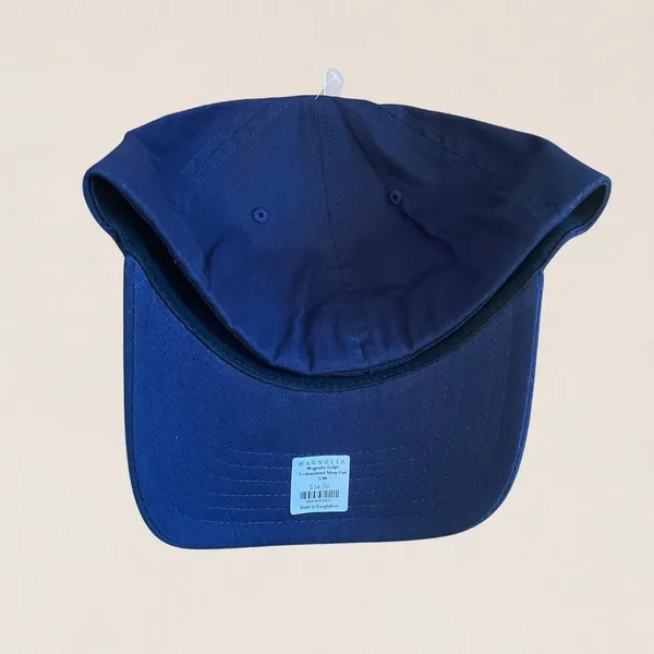 Magnolia Market Script Embroidered Navy Blue‎ Flexifit Baseball Cap Hat S/M NEW - Image 4
