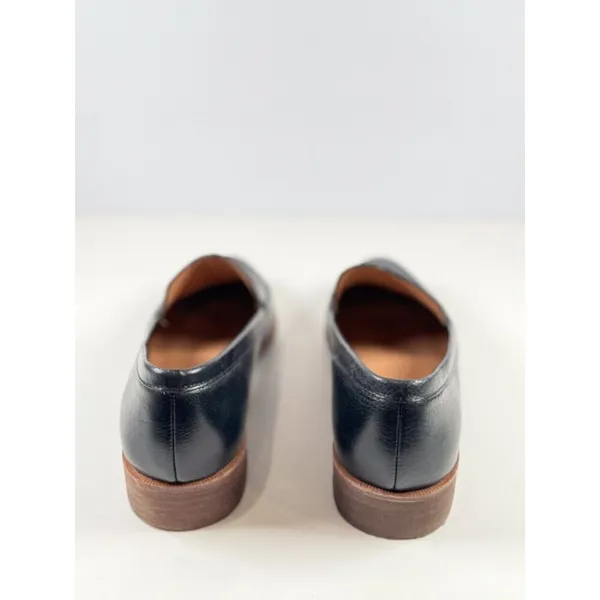 Madewell Womens Shoes Black Leather The Frances Loafer Slip On Office US 7.5 - Image 5
