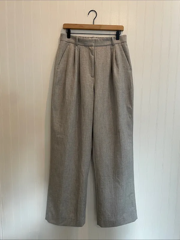 ABERCROMBIE & FITCH Curve Love A&F Sloane Tailored Wide Leg Pant Size 30 | 10L - Image 3