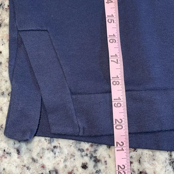 Jack Wills Navy Hoodie Cropped Quarter Zip Women’s Size‎ 10 - Image 7