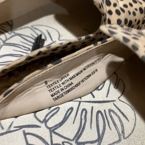 Dolce Vita giraffe print espadrilles mules A14‎ - Image 7