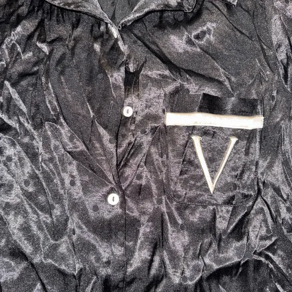 Victoria's Secret Black satin polka dot pajamas - Image 10