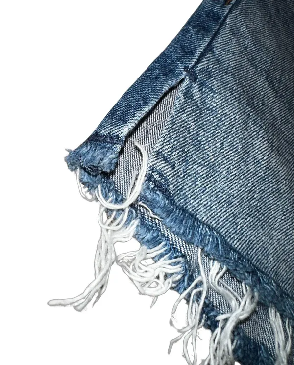 Abercrombie The Mom High Rise Curve Love Denim Shorfs Size 29 (8) - Image 4