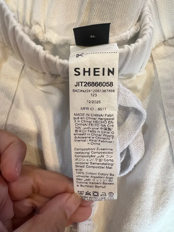 SheIn White Shorts - Image 3