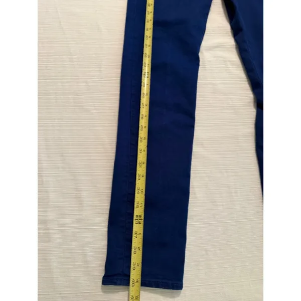 Rock & Republic Kashmere Skinny Jeans Cobalt Blue Studded Back Pocket Size‎ 12M - Image 3