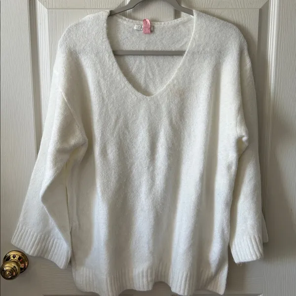Z Supply Womens Weekender Soft Modern Sweater‎ in Color Sea Salt Size Small - Image 9