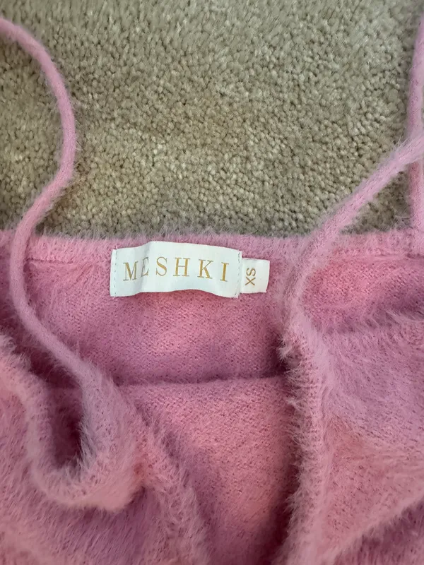 Meshki Fuzzy Pink Pajama Set - Image 5