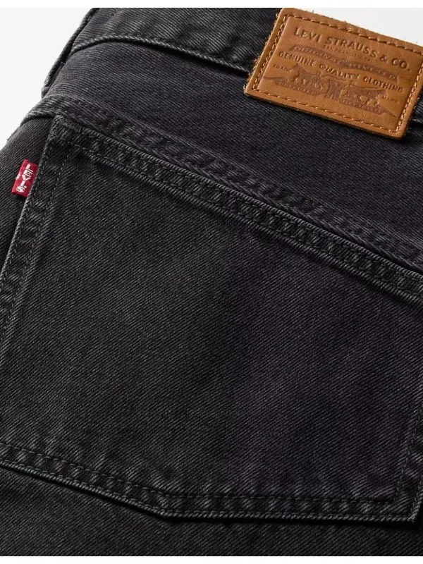 New Levi's 24x30 Premium Super Baggy Barrel Women's Jeans Open Mind Black - Image 6